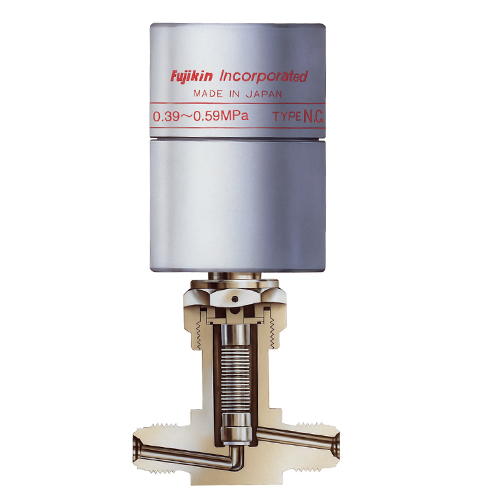 日本Fujikin富士金 自动球形风箱阀FPR-UBF-516-6.35BW