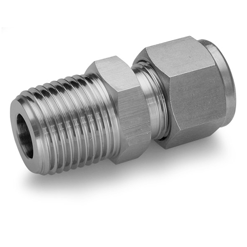 日本Fujikin富士金 双卡套式接头（公制 ×R 外螺纹）VUWH-3A-V