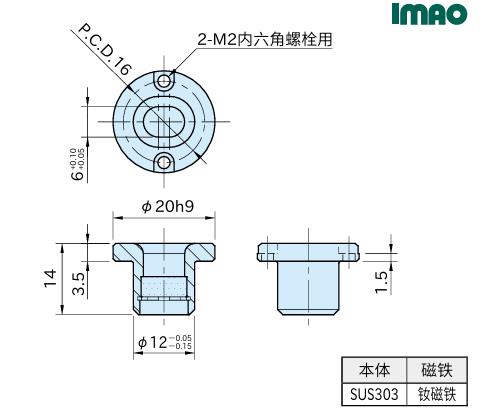 磁铁型锁紧器（腰孔型）.jpg型号.png1.png