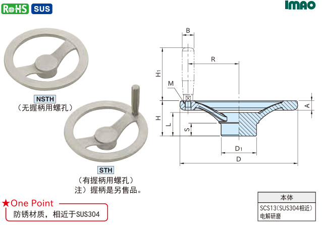 双辐条手轮(不锈钢制).png