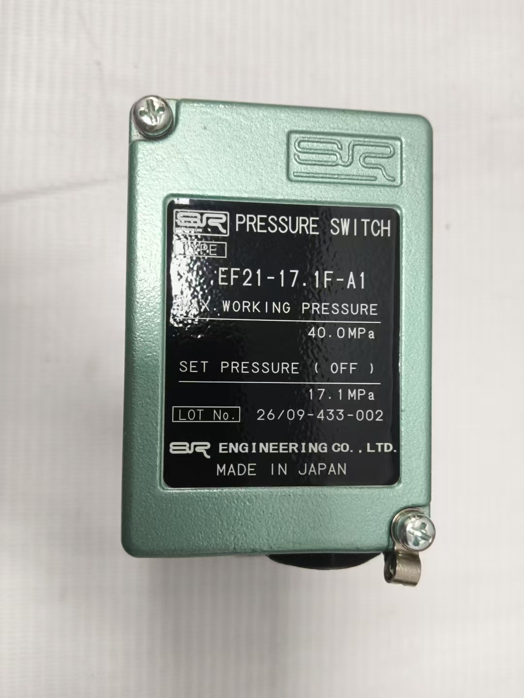 冲床液压站安全保护 日本 SR EF21-17.1F-A1 压力开关